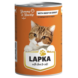 Lapka Cat Food With Beef 415qr