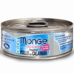 MONGE Delicate Pollo calamari 80q