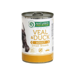 Natures Pr Adult Small Breeds Veal Duck 400gr